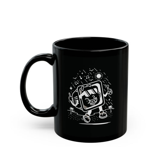 Chill time - Black Mug