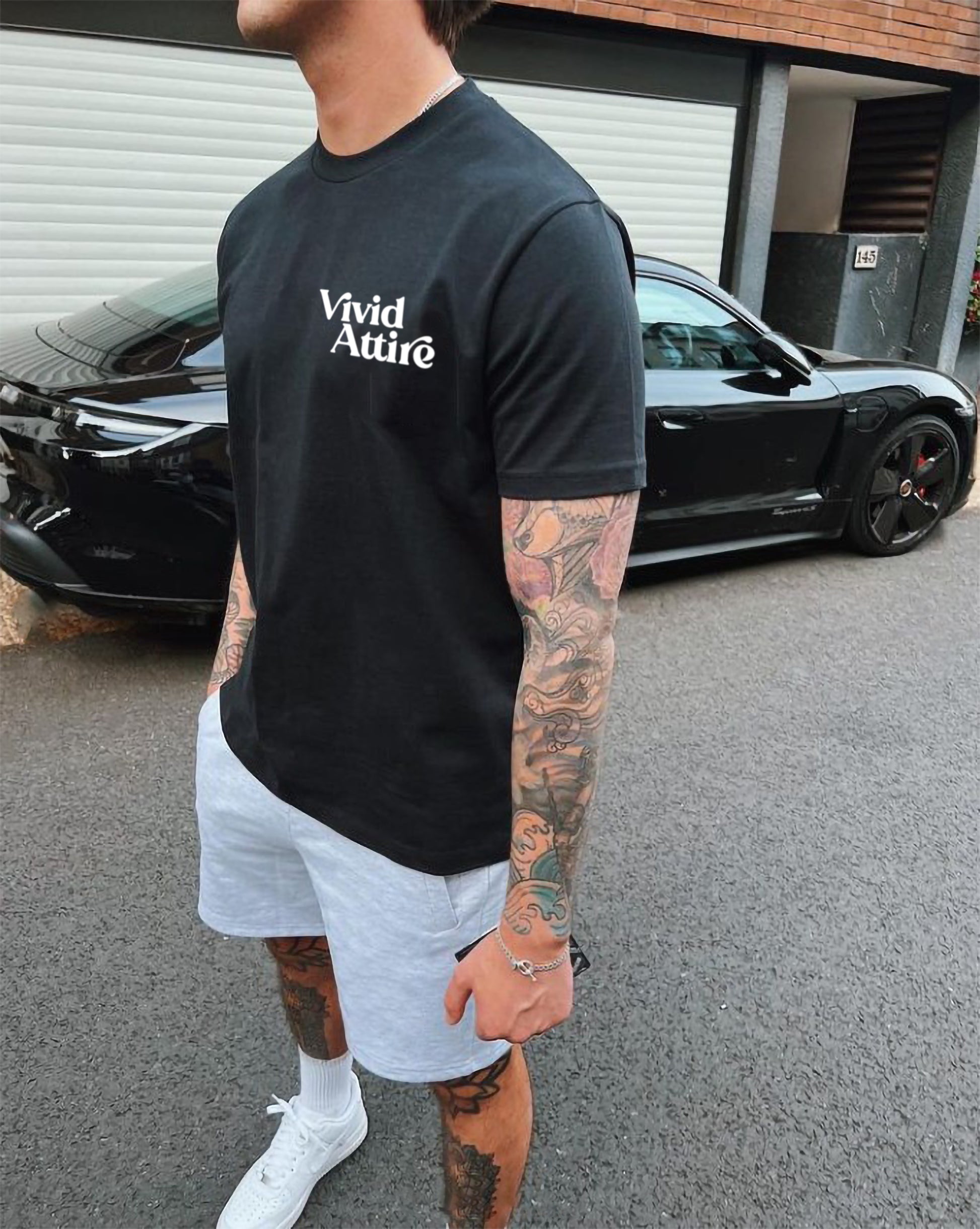 Chill Time 001 Black T-Shirt - Vivid Attire Clothing