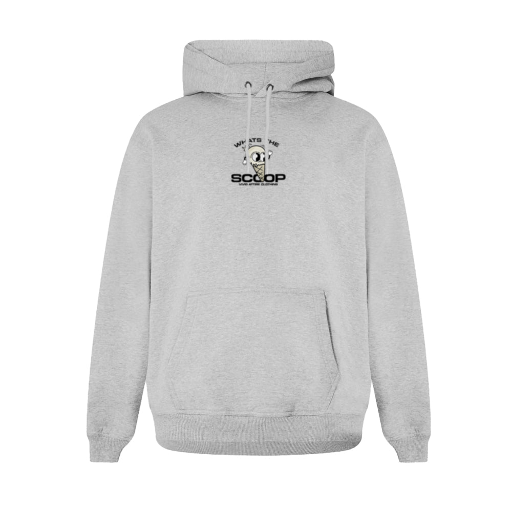 002 What's The Scoop Grey Hoodie